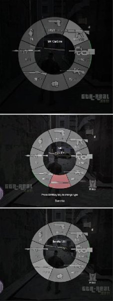 GTA V Weapon HUD для GTA IV