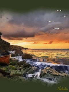 Рассвет над морем