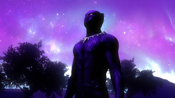 Black Panther Superheroes Wallpaper