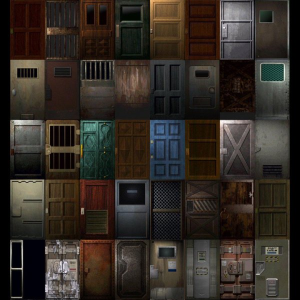 Resident Evil doors