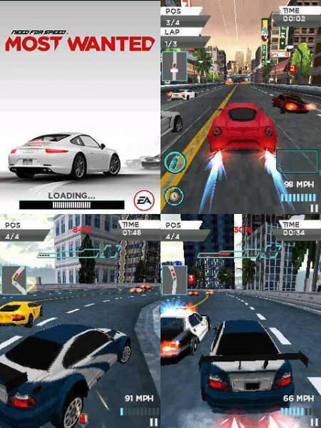 NFS Mostwanted 3D 240x320 nokia300 ts