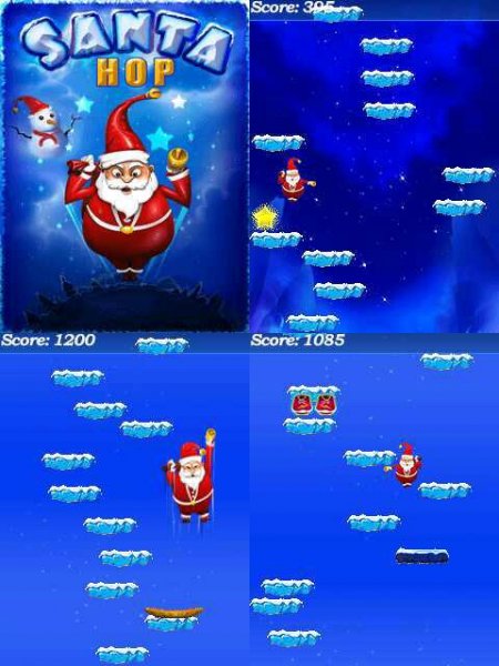 Santa Hop 240x400