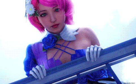 Tekken Blood Vengeance. Alisa looks down