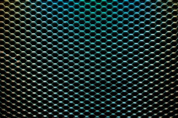 Grid-hexagon-blue-pattern-texture-background-black