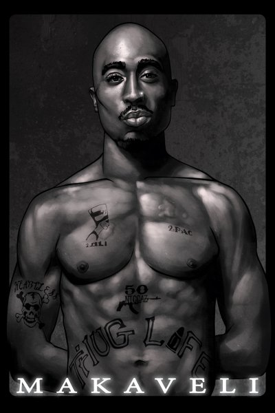 2pac Portrait by VisHuS702