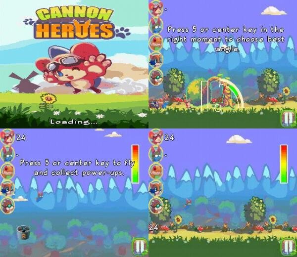 Cannon Heroes 240x320