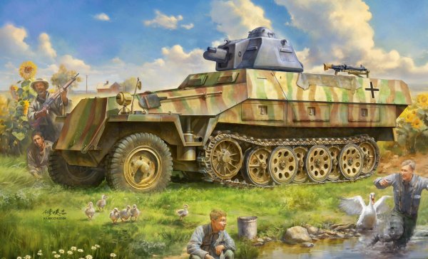 Sd.Kfz.251 Ausf.D wHotchkiss H35 Turret (Copy)