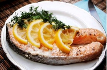 Лосось запеченный в фольге