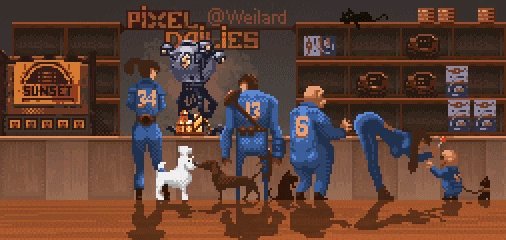 Fallout, pixel art