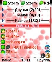 Red bubbles by Storm