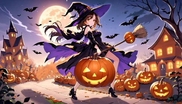 Хэллоуин,аниме.09