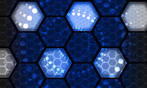 Blue-hexagons-technology-light-pattern