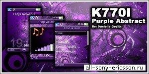 purple abstract se theme