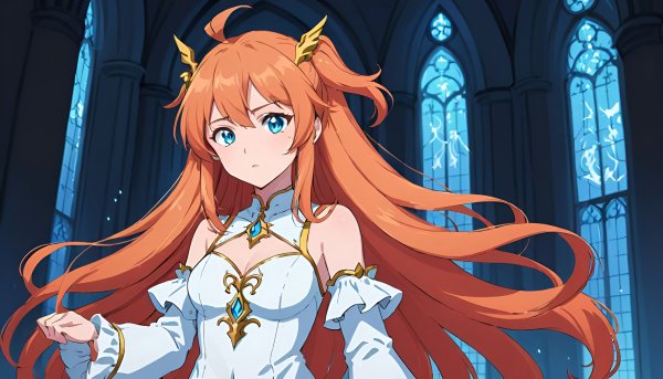 Девушка аниме,фэнтези.12