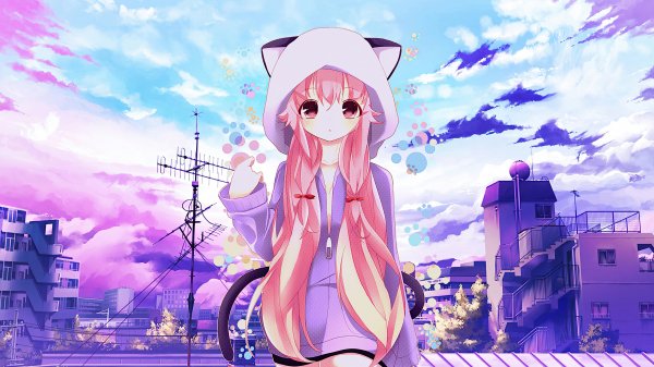 Anime Hoods Neko Ears