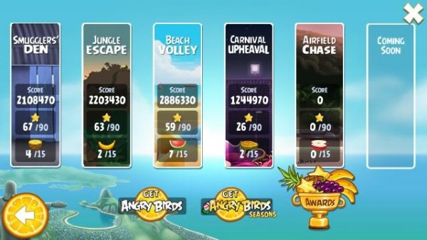 Angry Birds Rio v.1.3.2