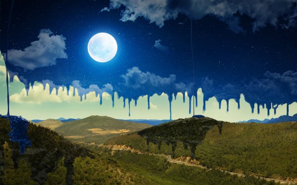painted sky moon