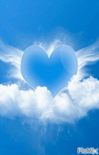 un coeur dans les nuages