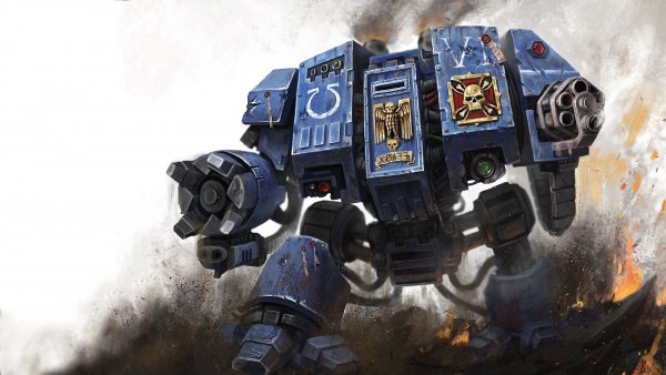 Warhammer40000-ultramarines dreadnought