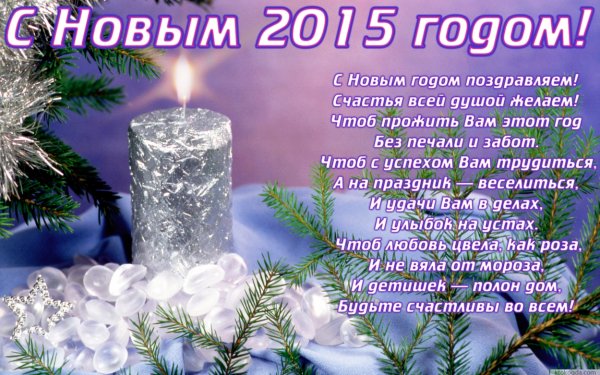 С новым 2015 годом