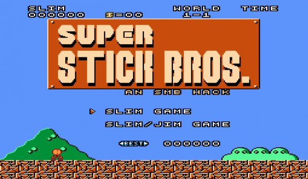 Super Stick Bros. (SMB1 Hack)