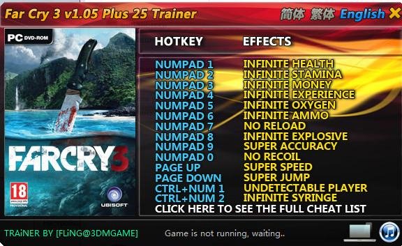 Far Cry 3 Trainer