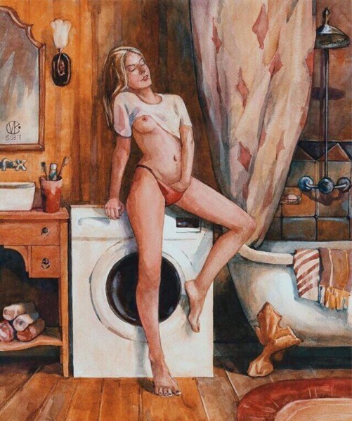 Блондиночка