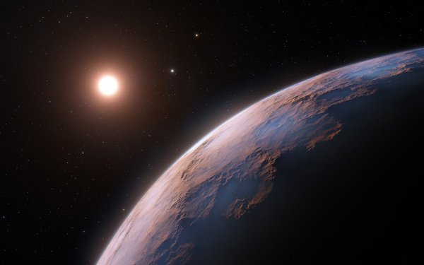 Artists impression of Proxima d (close-up)