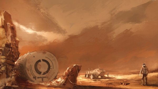 Mars-astronauts-spacecraft-base-desert-rocks-space-planet-fa