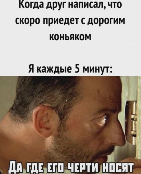 Друг с коньяком