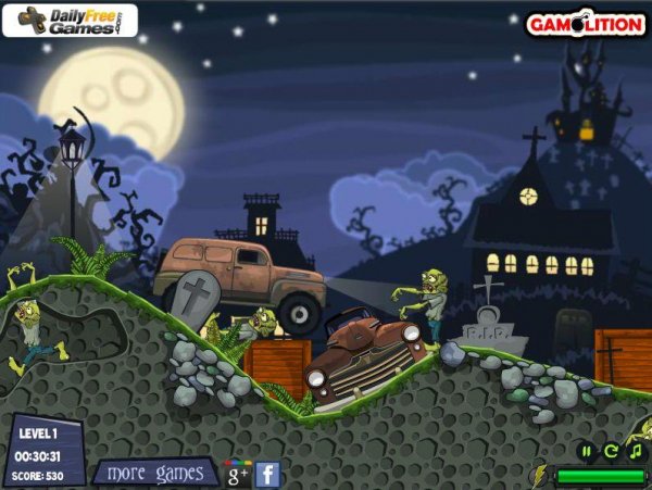 гонки по кладбищу