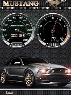 Ford Mustang car спидометр тахометр