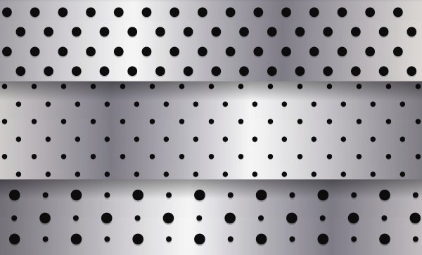 Black-gray-dots-metal-pattern