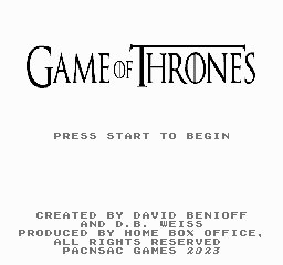 Game of Thrones (Pacnsac Games) (HB)