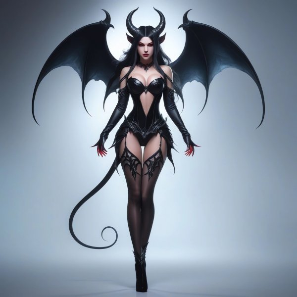 Девушка,демон,суккуб,фэнтези.02