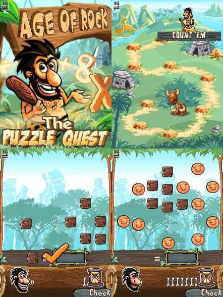 The Puzzle Quest Age of Rock SE 176x220