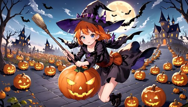 Хэллоуин,аниме.02