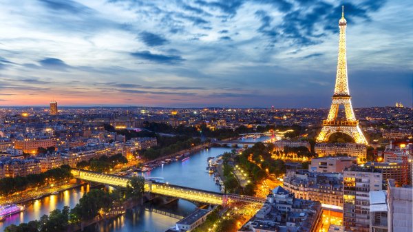 Eiffel Tower and Paris skyline
