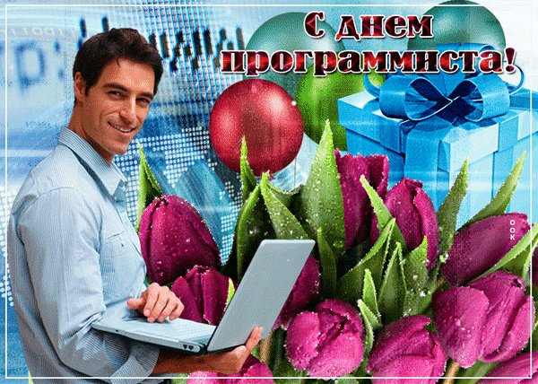Анимированная открытка с днем программиста (1)