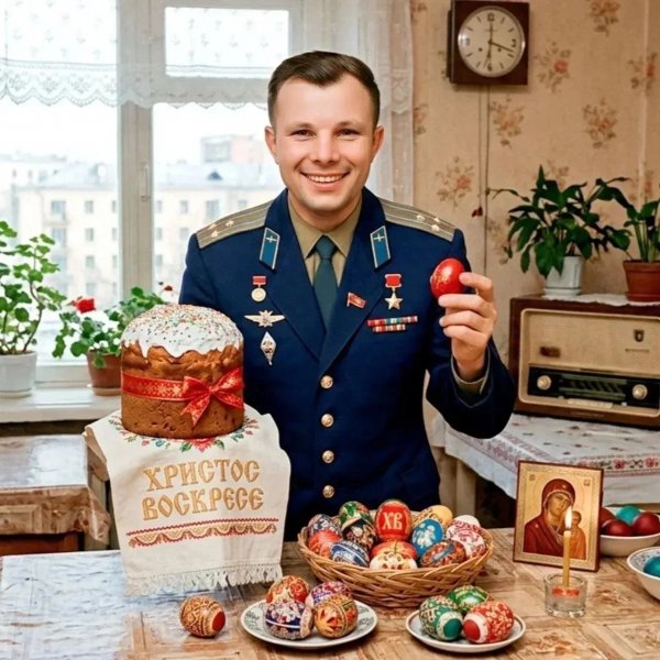 Пасха и день космонавтики