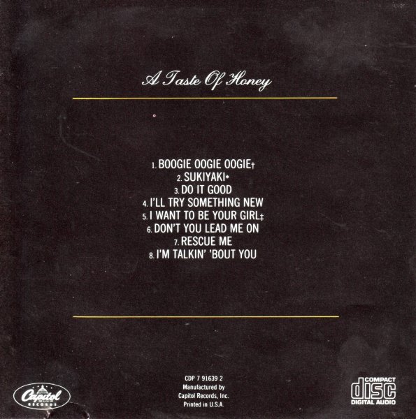 A Taste Of Honey - Golden Honey 1990