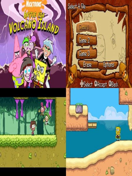Battle for Volcano Island GBA