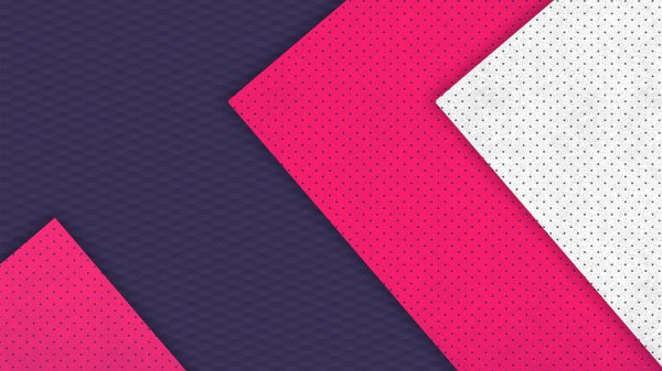Pink-geometry-dots-texture-white