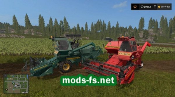 FS17 Rostselmash Niva SK 5M Effect Pack