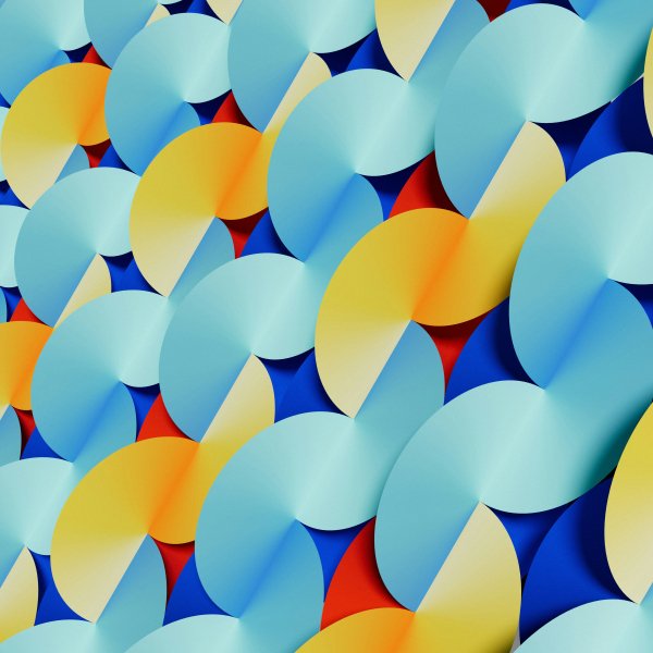 Blue-yellow-geometry-pattern-modern-design