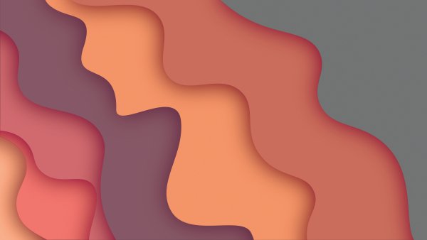 Orange-wavy-gradient-gray-layers