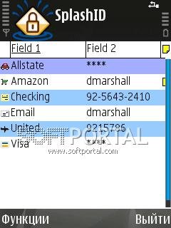 SplashID symbian 9