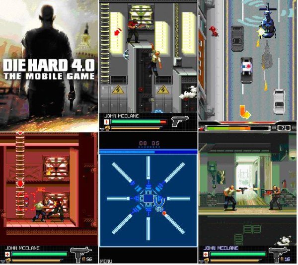 Die Hard 4.0 240x400 Сенсор и Кнопки