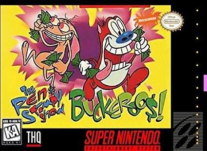 Ren &amp; Stimpy Show The - Buckeroos (SNES)