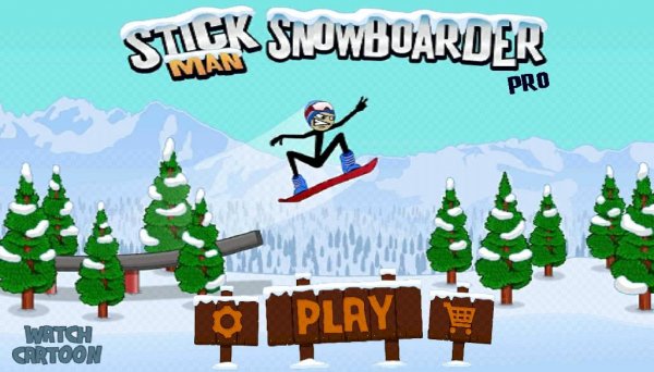 Stickman Snowboarder Pro